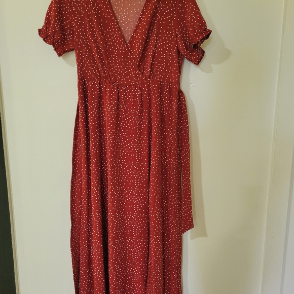 Red Polka Dot Dress - Picture 2 of 14